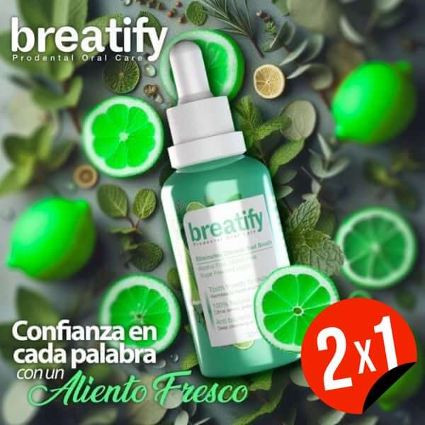 BREATIFY - Refresca y Elimina el Mal Aliento - OFERTA 2X1
