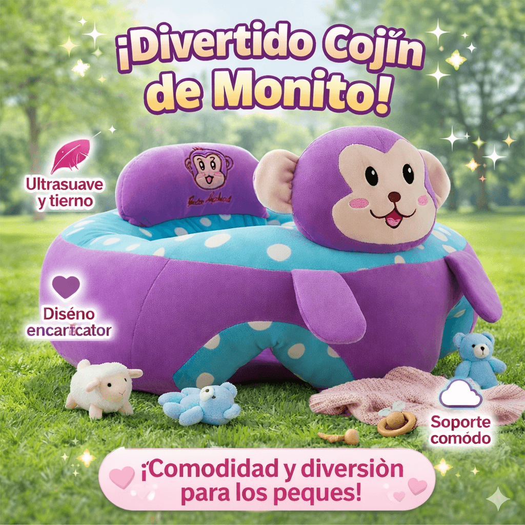✨PROMOCION LIMITADA✨ Silla para Bebe de Peluche - Tierna y Suave 🧸