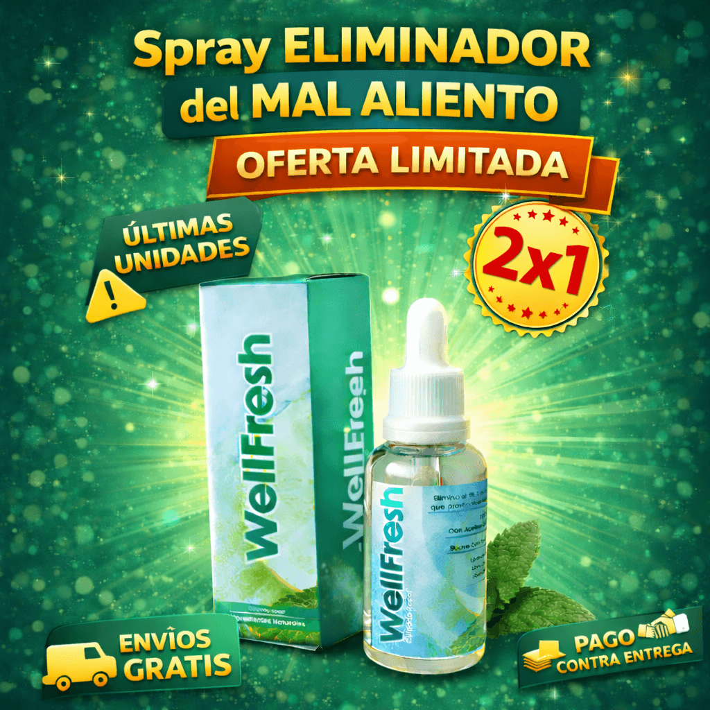 PRECIO DE LOCURA 🔥 - Spray WELL FRESH 💦 - Elimina el mal aliento 🚫