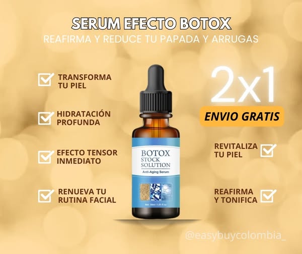 BOTOX LIQUIDO - SUERO ANTI ARRUGAS - PROMOCION 2 X 1 POCAS UNIDADES