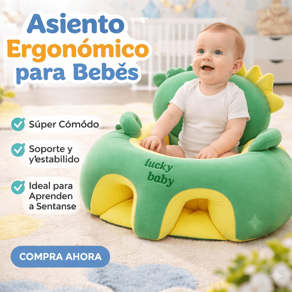 ✨PROMOCION LIMITADA✨ Silla para Bebe de Peluche - Tierna y Suave