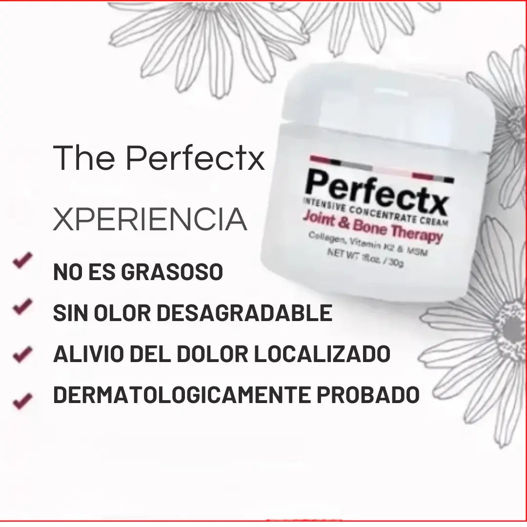 PERFECTX - CREMA PARA DOLORES EN HUESOS Y ARTICULACIONES