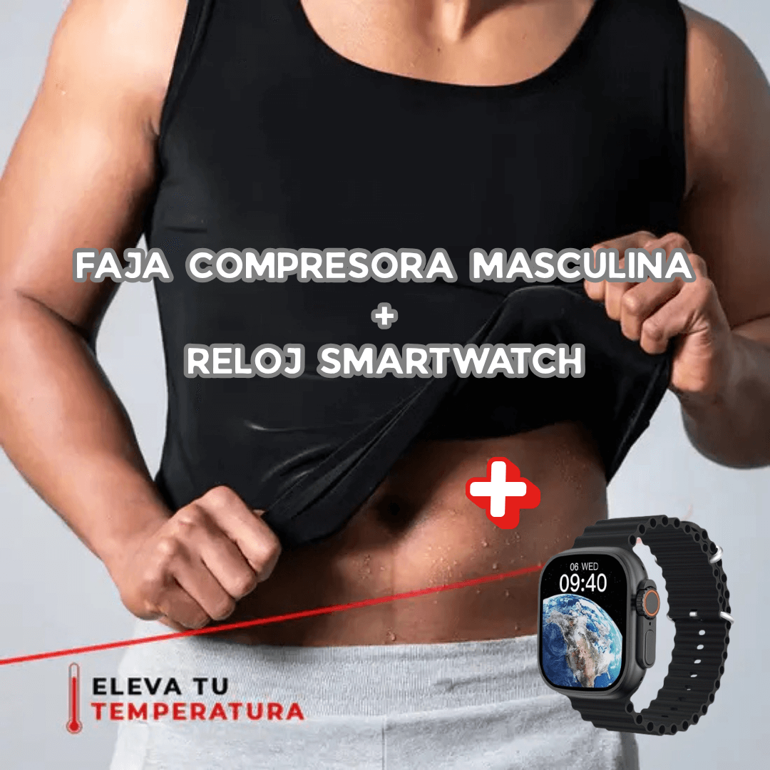COMBO FAJA REDUCTORA + SMARTWATCH - Controla el físico que quieras tener