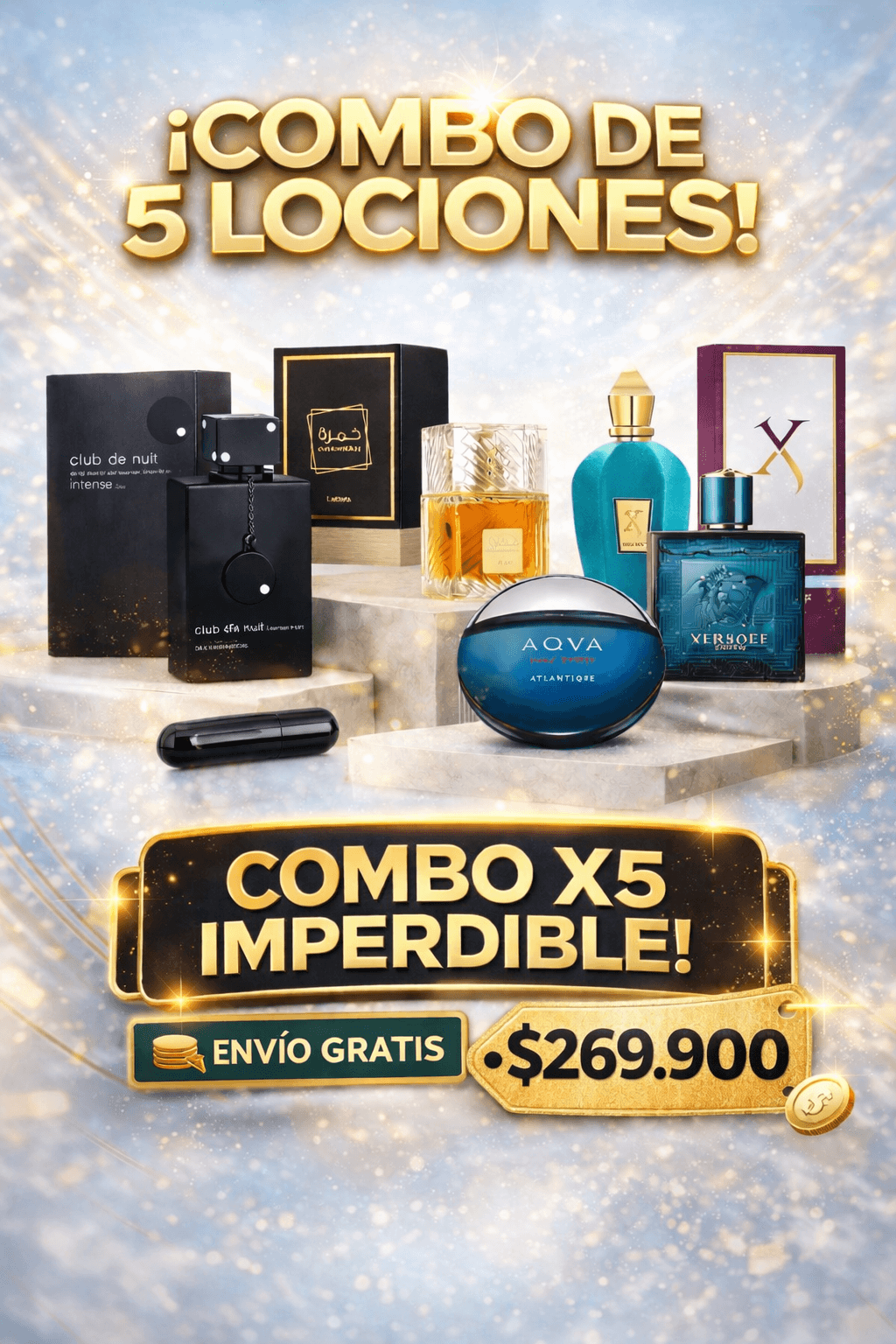 🔥OFERTA LIMITADA🔥 - PERFUMES ALTA GAMA, PAGA 2 LLEVA 5