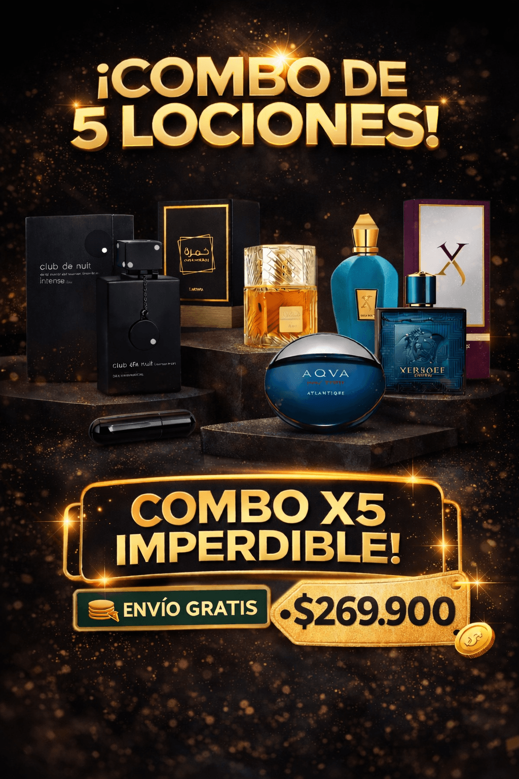 🔥OFERTA LIMITADA🔥 - PERFUMES ALTA GAMA, PAGA 2 LLEVA 5