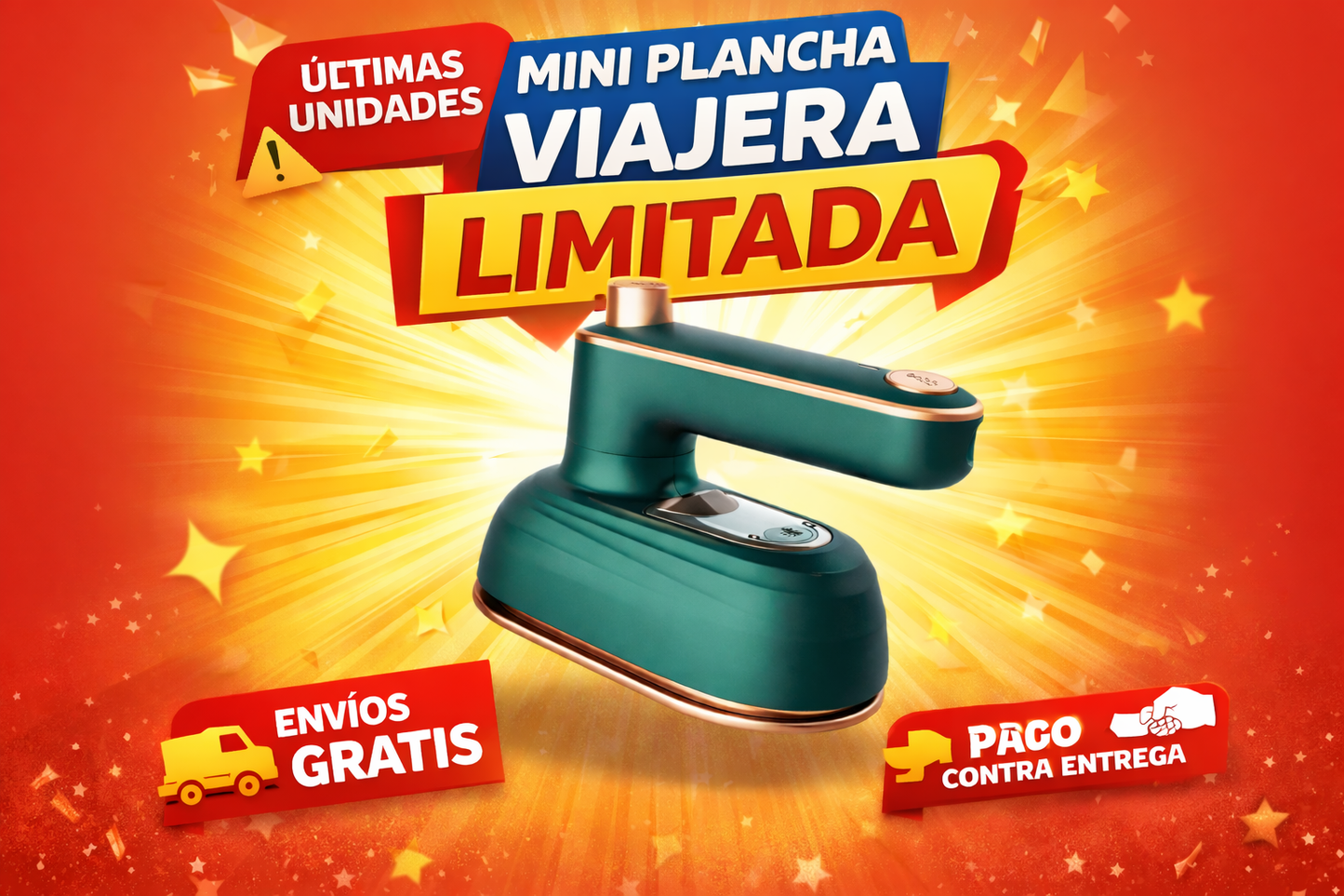 ⚡ Mini Plancha Viajera Portátil con DESCUENTO HOY