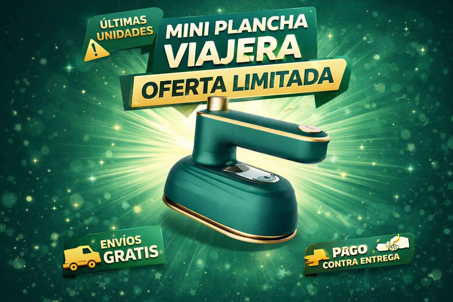 ⚡ Mini Plancha Viajera Portátil con DESCUENTO HOY