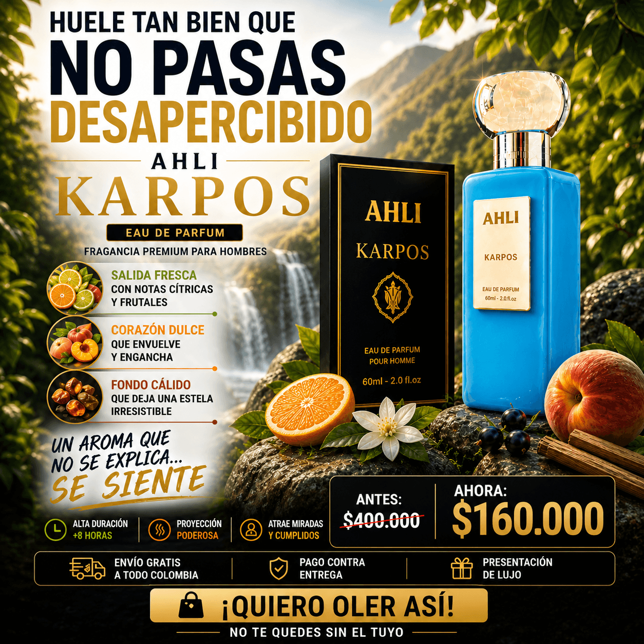 🔥 AHLI KARPOS 🔥 - Oferta Limitada Hoy ⚡ - Incluye caja de Lujo