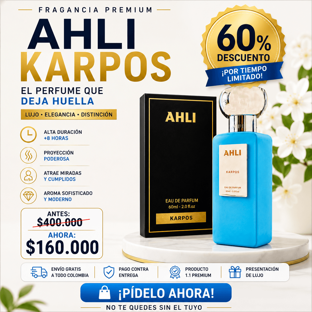 🔥 AHLI KARPOS 🔥 - Oferta Limitada Hoy ⚡ - Incluye caja de Lujo