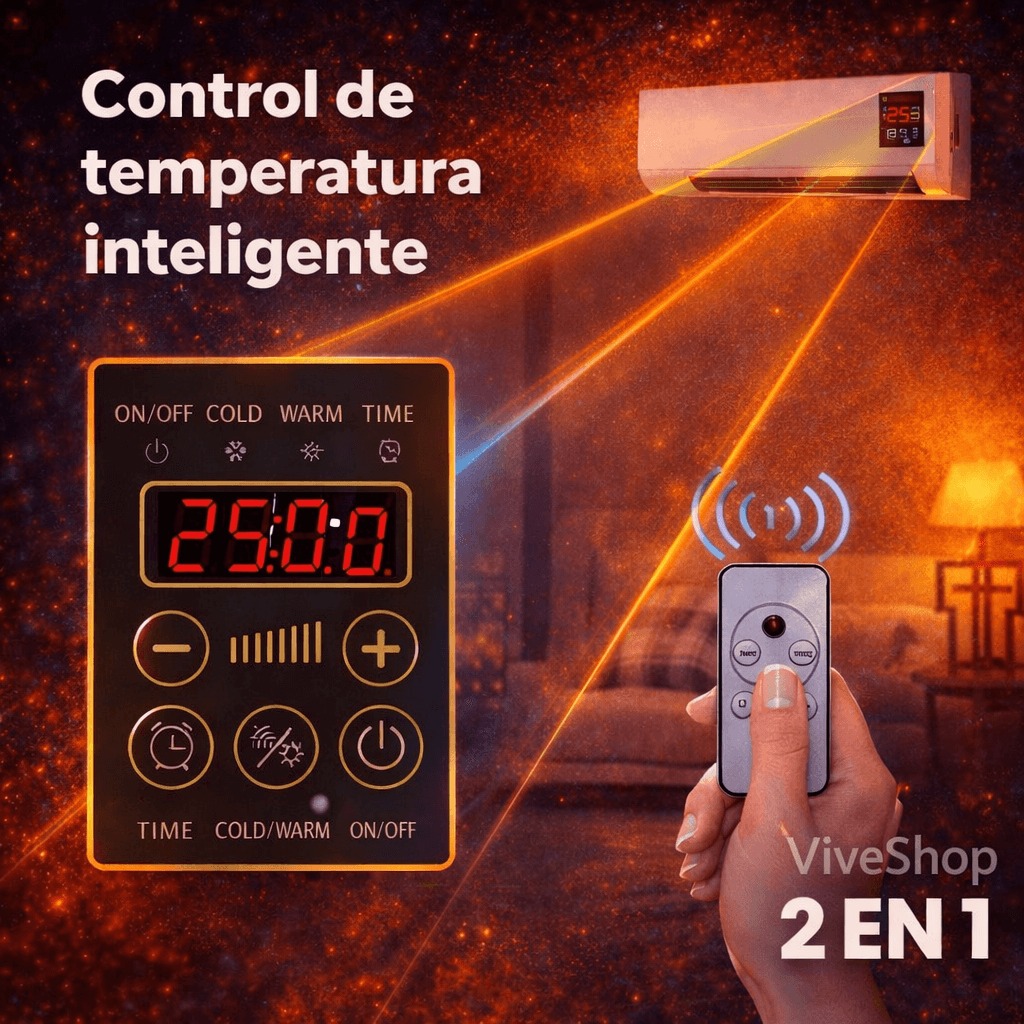 🔥 PROMOCIÓN LIMITADA - Aire Acondicionado Portátil 2 en 1 Frío y Calor