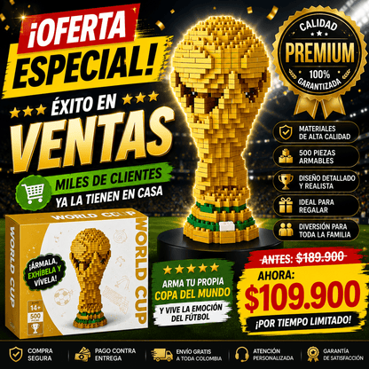 🔥OFERTA LIMITADA🔥 - COPA DEL MUNDO 2026 - Una pieza de colección para Futboleros 🏆