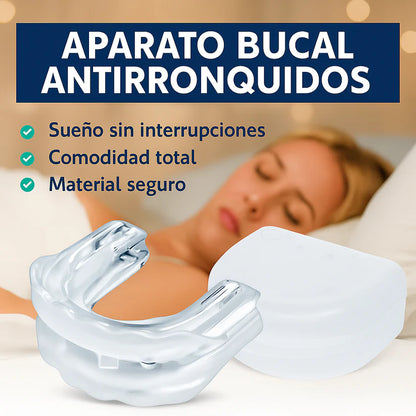 🔥 OFERTA ESPECIAL 🔥 Protector Bucal 2 en 1: Antirronquidos + Antibruxismo 🦷