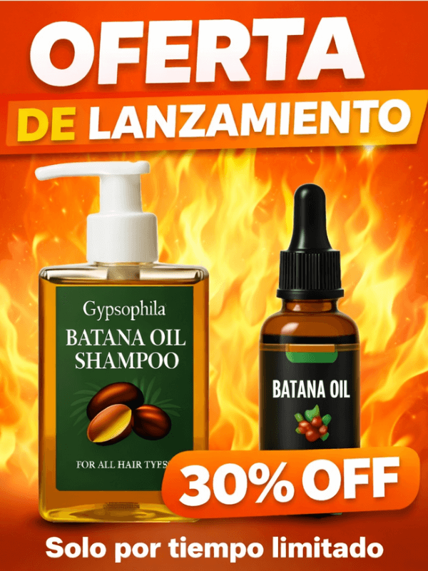 🔥 SOLO HOY - PACK CAPILAR Shampoo + Aceite de Batana - PRECIO ESPECIAL
