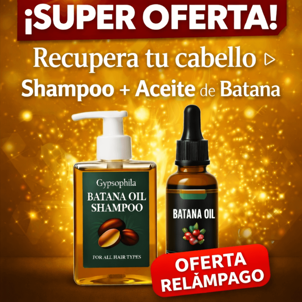 🔥 SOLO HOY - PACK CAPILAR Shampoo + Aceite de Batana - PRECIO ESPECIAL