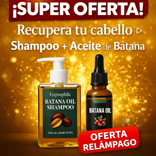 🔥 SOLO HOY - PACK CAPILAR Shampoo + Aceite de Batana - PRECIO ESPECIAL