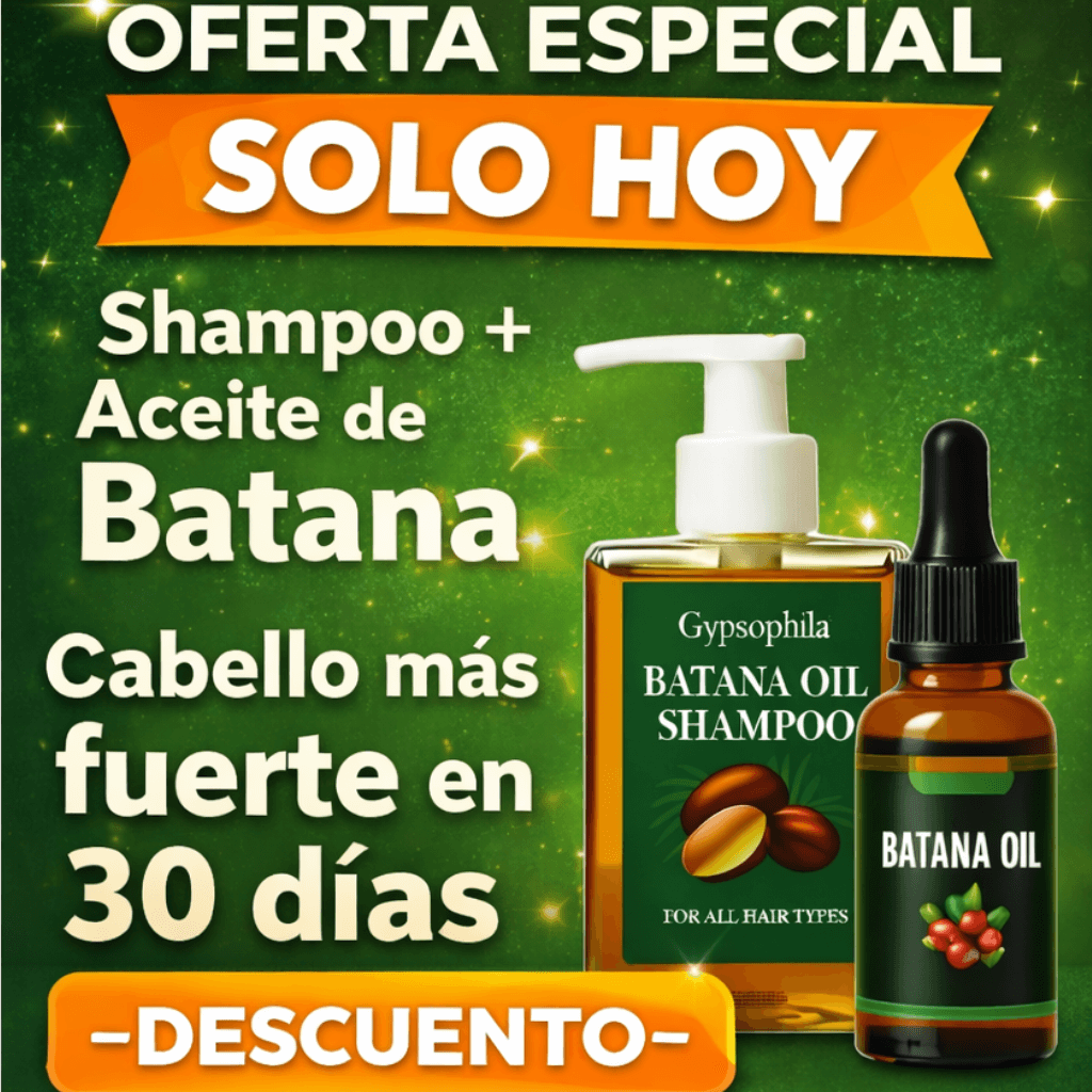 🔥 SOLO HOY - PACK CAPILAR Shampoo + Aceite de Batana - PRECIO ESPECIAL