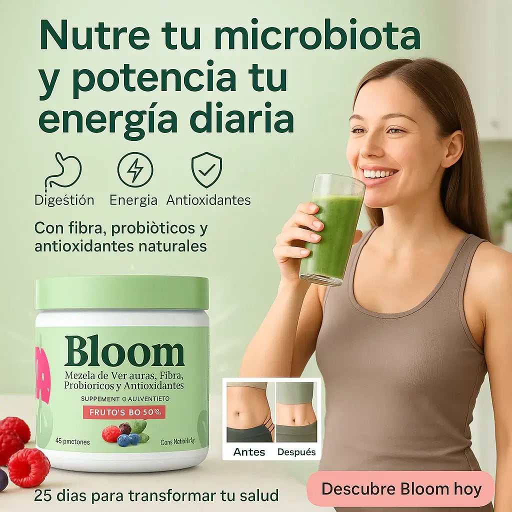 BLOOM - Elimina Hinchazón y Recupera tu Energía