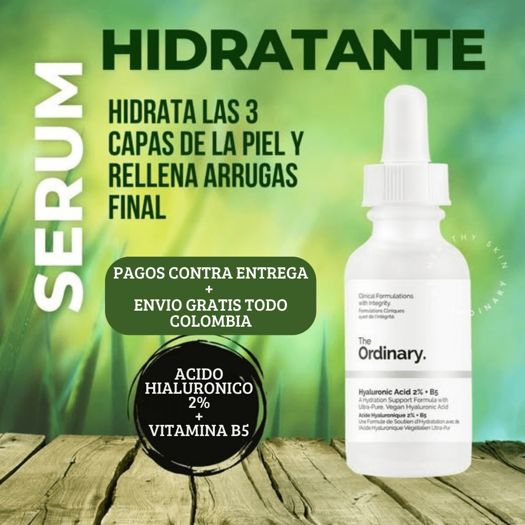 CUIDA LA PIEL NIACINAMIDA 30 ML +  ACIDO HIALURONICO 30 ML - KIT COMPLETO 2X1