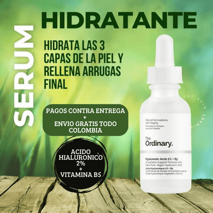 CUIDA LA PIEL NIACINAMIDA 30 ML +  ACIDO HIALURONICO 30 ML - KIT COMPLETO 2X1